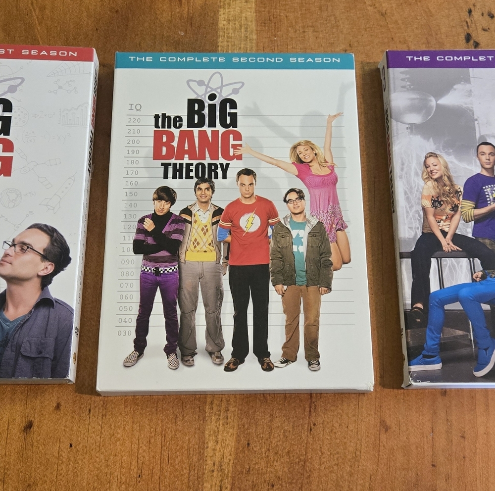 The Big Bang Theory Season 1-3 DVDs